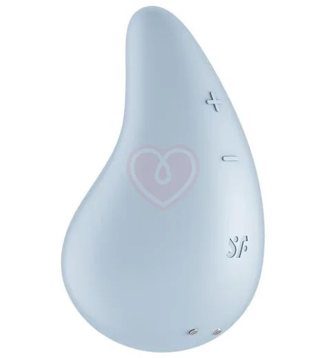 Вибратор для внешней стимуляции Satisfyer Dew Drop голубой фото 1