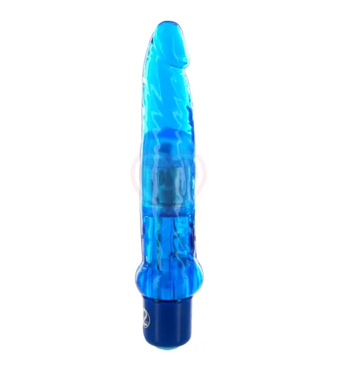 Вибратор анальный Jelly Anal синий фото 1