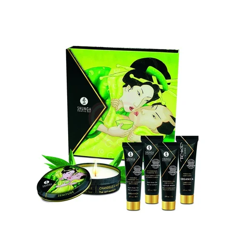 Подарочный набор косметики Shunga Geisha's Secret Organica Зелёный чай фото 1