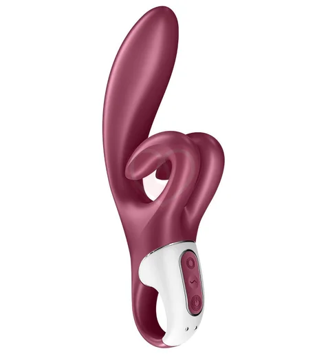 Вибратор с двойным клиторальным стимулятором Satisfyer Touch Me бордовый фото 1