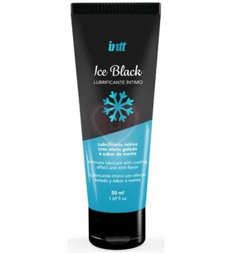 Водная смазка с ледяным эффектом Intt Ice Black 50 мл фото 1