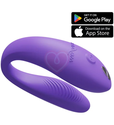 Вибратор для пар We-Vibe Sync Go фиолетовый фото 1