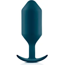 Утяжелённая анальная пробка для ношения b-Vibe Snug Plug 6 большая морская волна