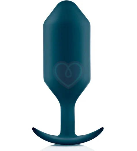 Утяжелённая анальная пробка для ношения b-Vibe Snug Plug 6 большая морская волна фото 1