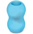 Рельефный мастурбатор Mini Double Bubble голубой фото 1