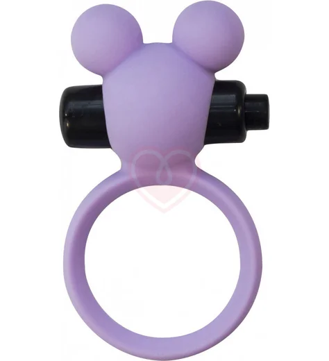 Эрекционное виброкольцо Emotions Minnie 3 см фиолетовое фото 1