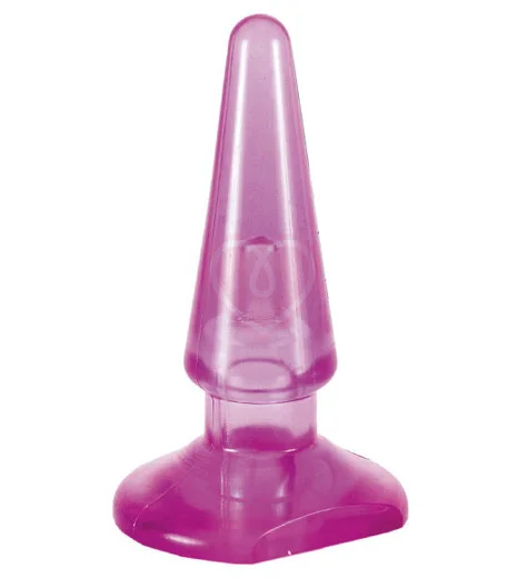 Простая анальная пробка Toyfa Butt Plug фиолетовая фото 1