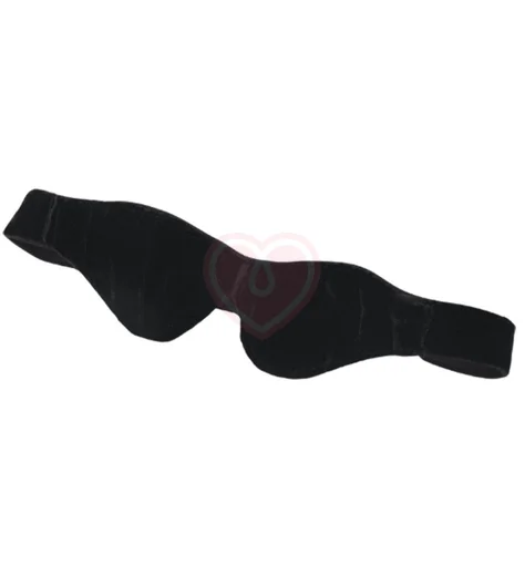 Чёрная мягкая маска на глаза Unisex Blindfold фото 1