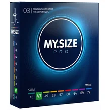 Уменьшенные презервативы MY.SIZE №47 3 шт