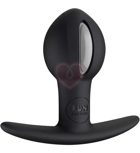 Анальный шарик Fun Factory B Ball Uno чёрно-серый фото 1