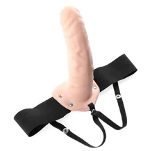Реалистичный фаллопротез Pipedream Hollow Strap-on 20 см телесный
