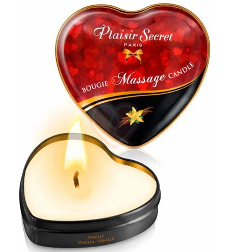 Массажная аромасвеча-сердечко Concorde Gout Vanille Ваниль 35 мл фото 1