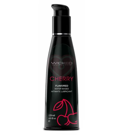 Оральный лубрикант Wicked Aqua Cherry со вкусом сладкой вишни 120 мл фото 1
