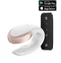 Вибратор для пар Satisfyer Double Love с пультом управления и приложением белый фото 1