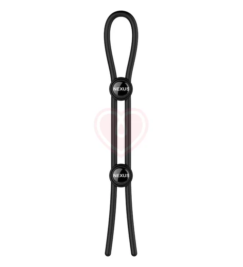 Двойное эрекционное кольцо-лассо Nexus Forge Double фото 1