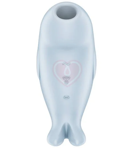 Вакуумно-волновой вибростимулятор Satisfyer Seal You Soon голубой фото 1