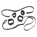Бондажный набор на кровать Bed Restraint System Plus Size черный