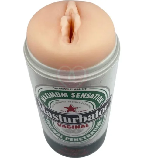 Мастурбатор-вагина в банке Alive Heineken Vagina II фото 1