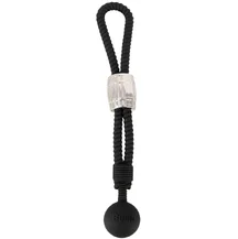Эрекционное лассо с шариком-утяжелителем Heavy Rope чёрное
