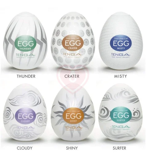 Набор мастурбаторов в форме яйца Tenga Eggs Set New Edition 6 шт фото 1