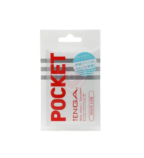 Мастурбатор Tenga Pocket Wave Line фото 1