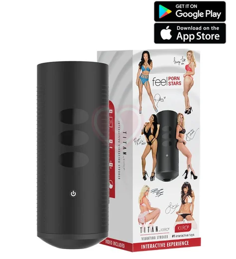 Сенсорный мастурбатор для секса на расстоянии Kiiroo Titan Experience чёрный фото 1