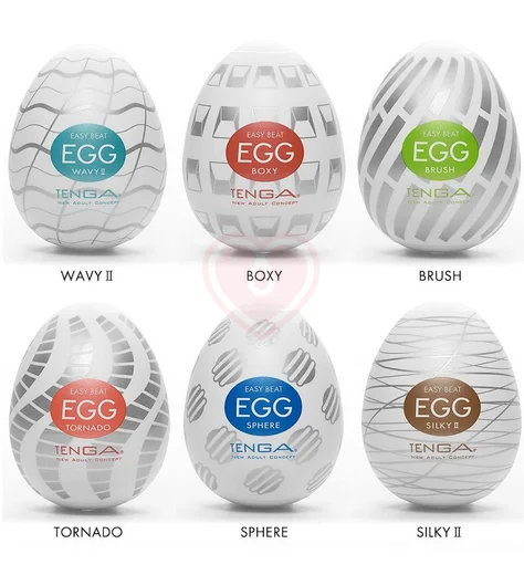 Набор мастурбаторов в форме яйца Tenga Eggs New Standard 6 шт фото 1