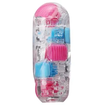 Мастурбатор Tenga Bobble Crazy Cubes розово-голубой