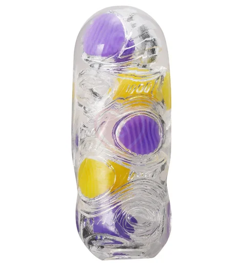 Мастурбатор Tenga Bobble Magic Marbles жёлто-фиолетовый фото 1