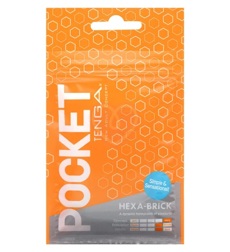 Карманный мастурбатор Tenga Pocket Hexa-Brick фото 1