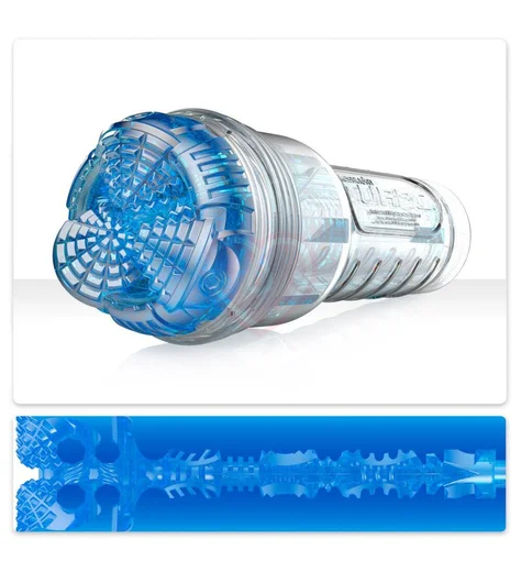 Мастурбатор с имитацией минета Fleshlight Turbo Core синий фото 1