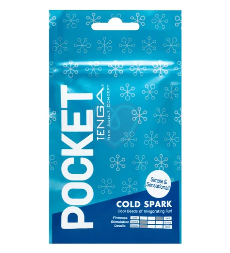 Карманный мастурбатор Tenga Pocket Cold Spark с охлаждающим эффектом фото 1