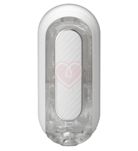 Мастурбатор Tenga Flip Zero Gravity EV с вибрацией белый фото 1