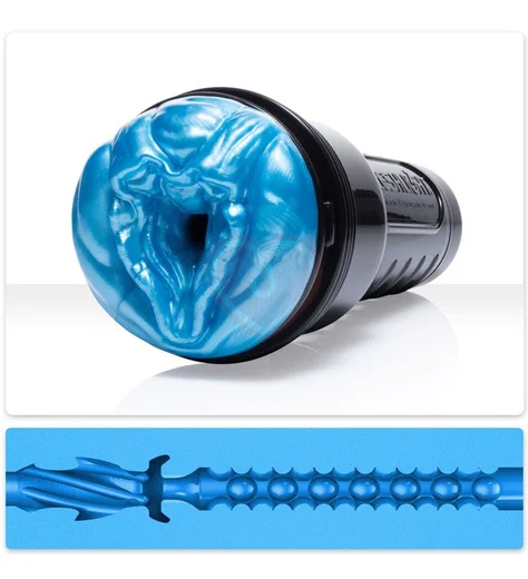 Мастурбатор вагина Fleshlight Freaks Alien Blue Metallic синий фото 1