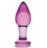 Стеклянная анальная пробка Sexus Glass Lilac фиолетовая фото 1
