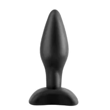 Анальная пробка Mini Silicone Plug мини чёрная