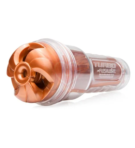 Мастурбатор с имитацией минета Fleshlight Turbo Thrust рыжий фото 1