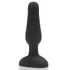 Маленькая анальная вибропробка B-Vibe Novice Plug чёрная фото 1