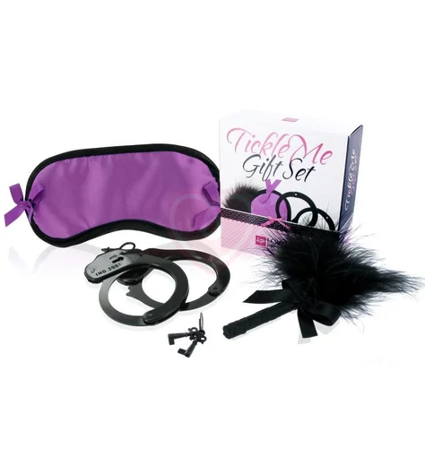 Набор для любовных игр LoversPremium Tickle Me Gift Set фиолетовый фото 1
