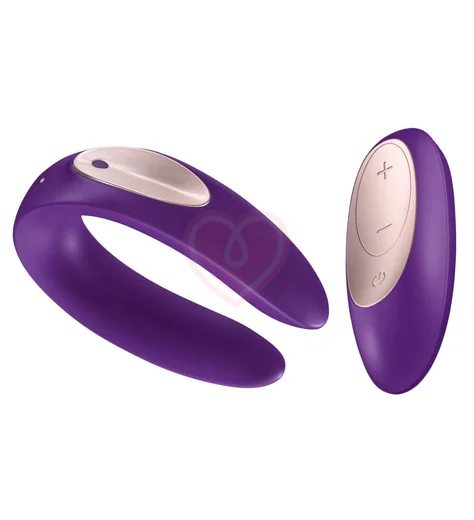 Стимулятор для пар с пультом управления Satisfyer Partner Toy Plus Remote фиолетовый фото 1