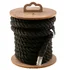 Хлопковая верёвка для шибари на катушке чёрная 5 м фото 1
