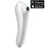 Вакуумно-волновой вибратор с приложением Satisfyer Dual Pleasure белый фото 1