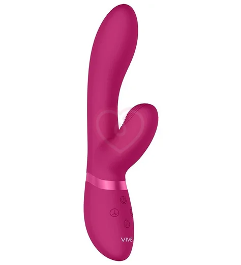 Вибратор Kyra с пульсацией на клиторальном стимуляторе розовый фото 1