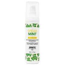 Разогревающий массажный гель Exsens Organic Spearmint с мятным вкусом 50 мл