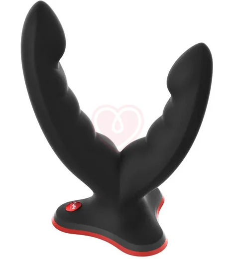 Двойной фаллоимитатор Fun Factory Ryde Grinding Double Dildo черный фото 1