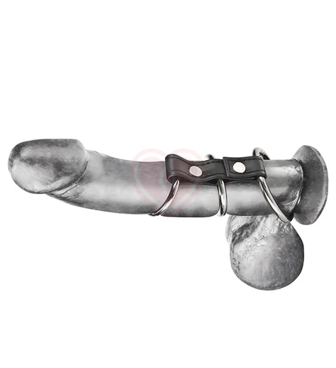 Хомут на член из трёх металлических колец 3 Ring Gates of Hell фото 1