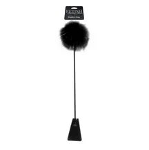 Стек Pipedream Feather Crop с пуховкой на конце чёрный