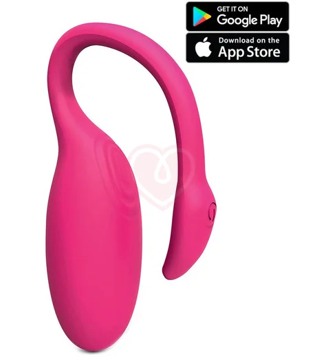 Вибратор Flamingo с управлением со смартфона розовый фото 1