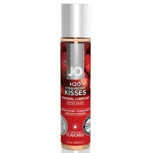 Съедобный лубрикант System JO H2O Flavored Strawberry Kiss с ароматом Клубника 30 мл