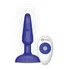 Анальная вибропробка b-Vibe trio с 3 моторчиками фиолетовая фото 1